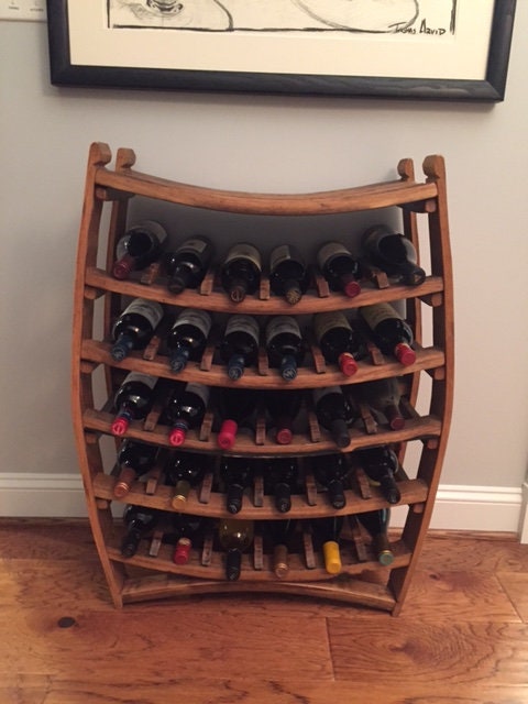 Wine Barrel Wine Rack - Alsace - Made from retired California wine barrels - 100% Recycled!