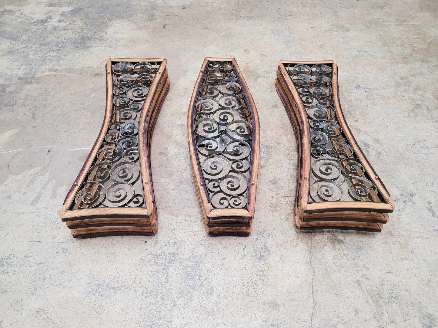 Whiskey Barrel Light / Sconce TURSU Made from retired Whisky Barrels - 100% Recycled!