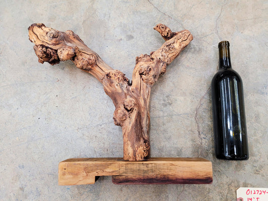 RARE Caymus Grapevine Art made from retired Sonoma Zinfandel vine 100% Reclaimed + Ready to Ship! 012724-4