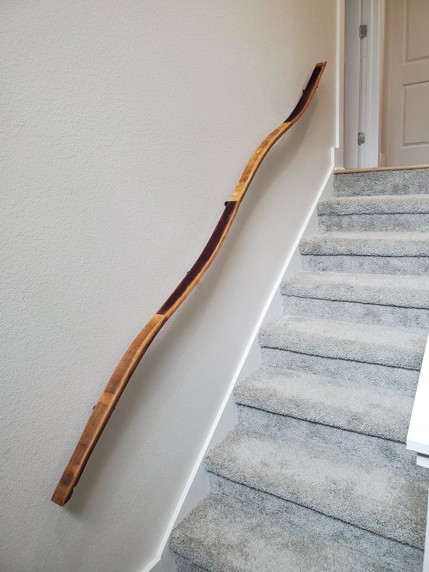 Wine Barrel Stair Handrails - Barana - Made from retired California wine barrels 100% Recycled!