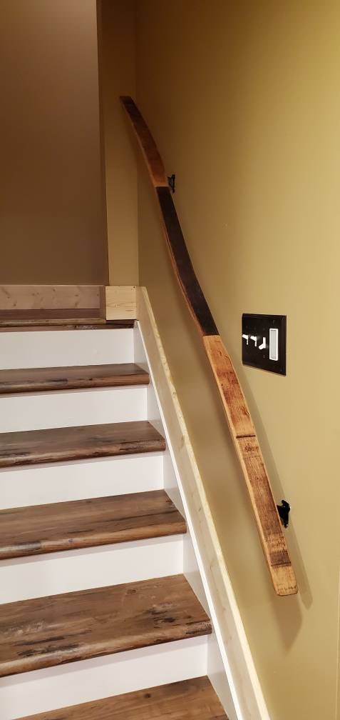 Wine Barrel Stair Handrails - Barana - Made from retired California wine barrels 100% Recycled!