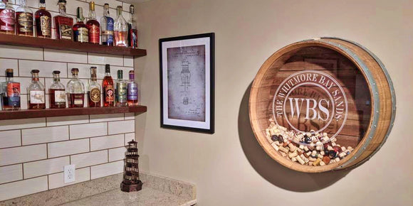 Custom engraved cork displays add Wine Country Luxury to any tasting space or living area. We can engrave your family crest or logo, or choose from a wide selection of pre-made designs. Built to last, made of completely recycled materials in California