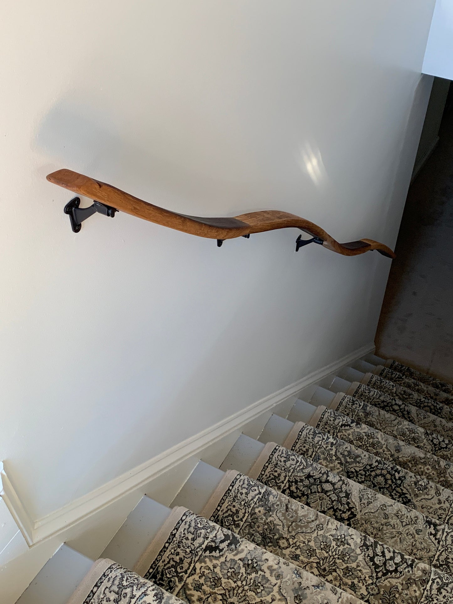 Wine Barrel Stair Handrails - Barana - Made from retired California wine barrels 100% Recycled!