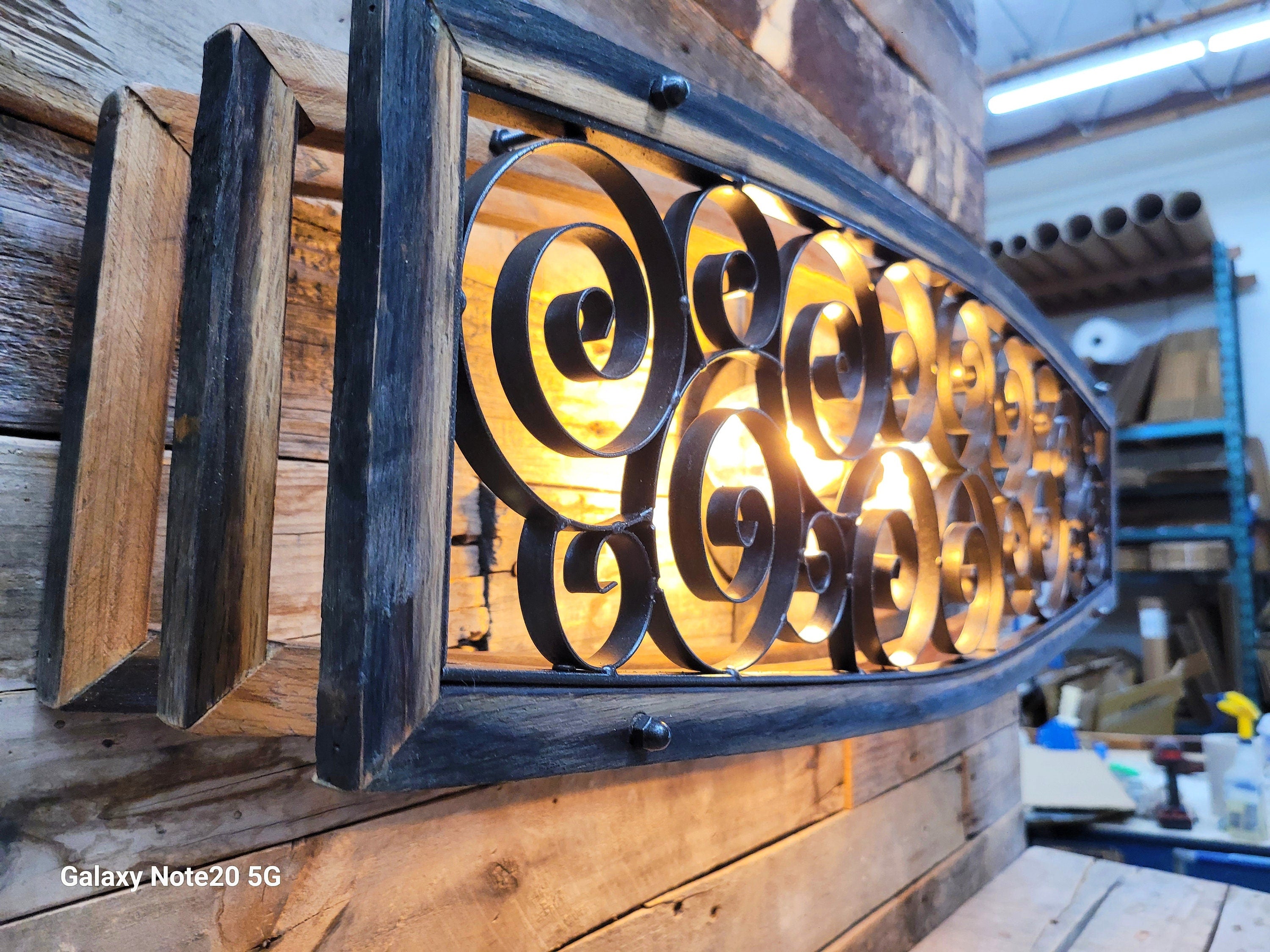 Whiskey barrel light pole sales