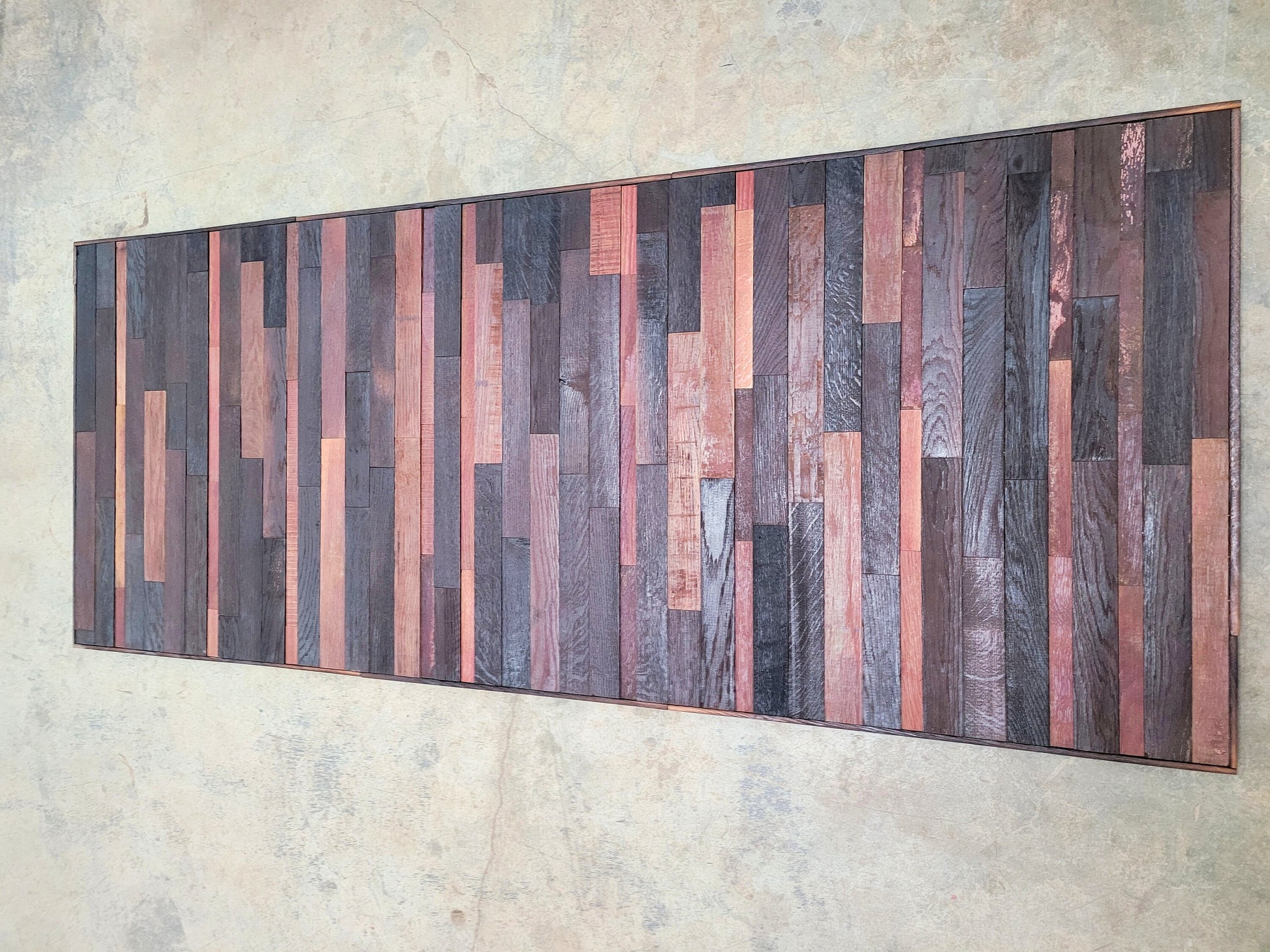 Wine Barrel Headboard - DAZADI - Made from reclaimed California wine barrels. 100% Recycled!