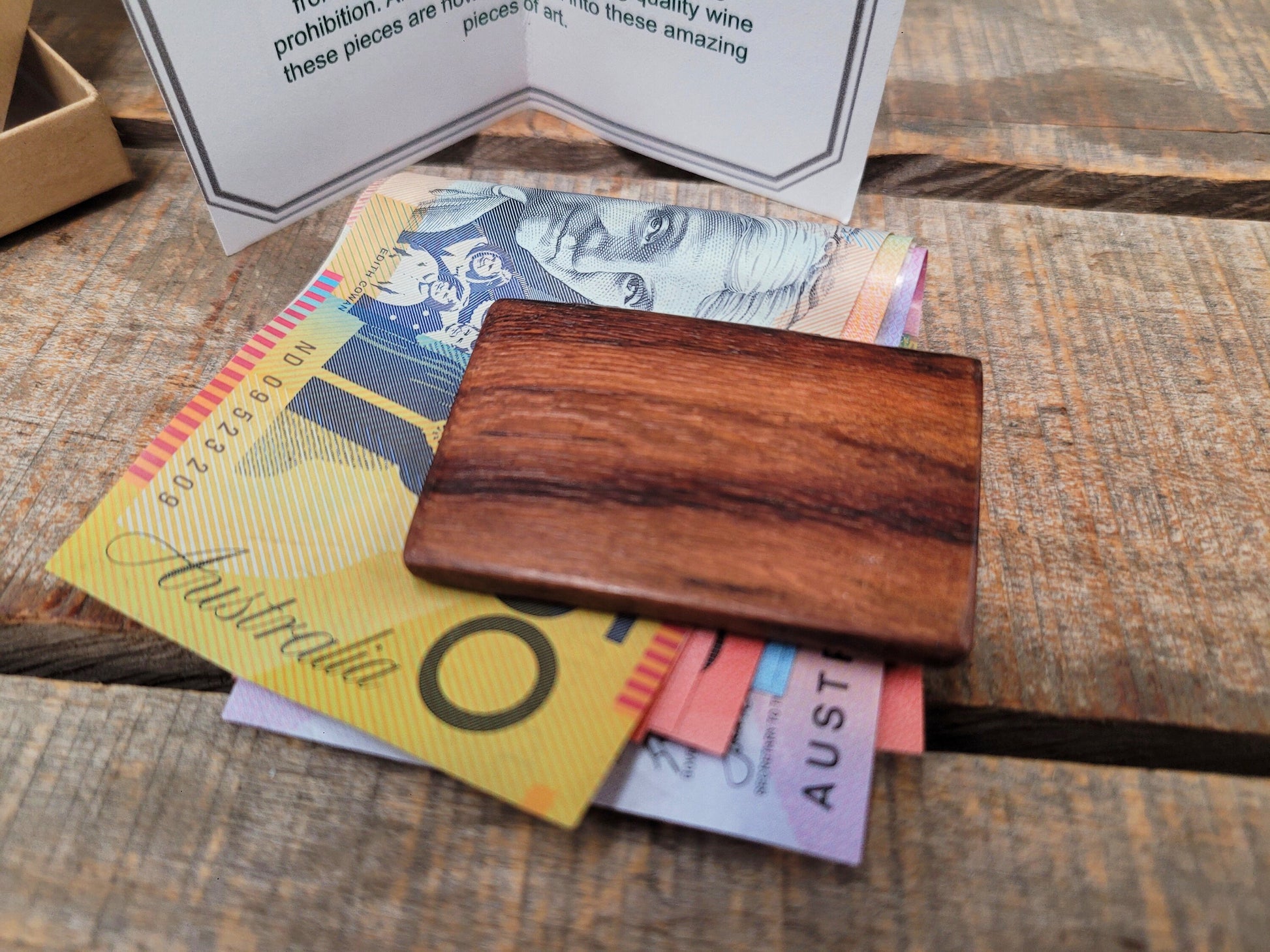 Grapevine Money Clip Made from Retired Opus 1 Cabernet California Grapevine 100% Recycled + Ready to Ship! 112323-43