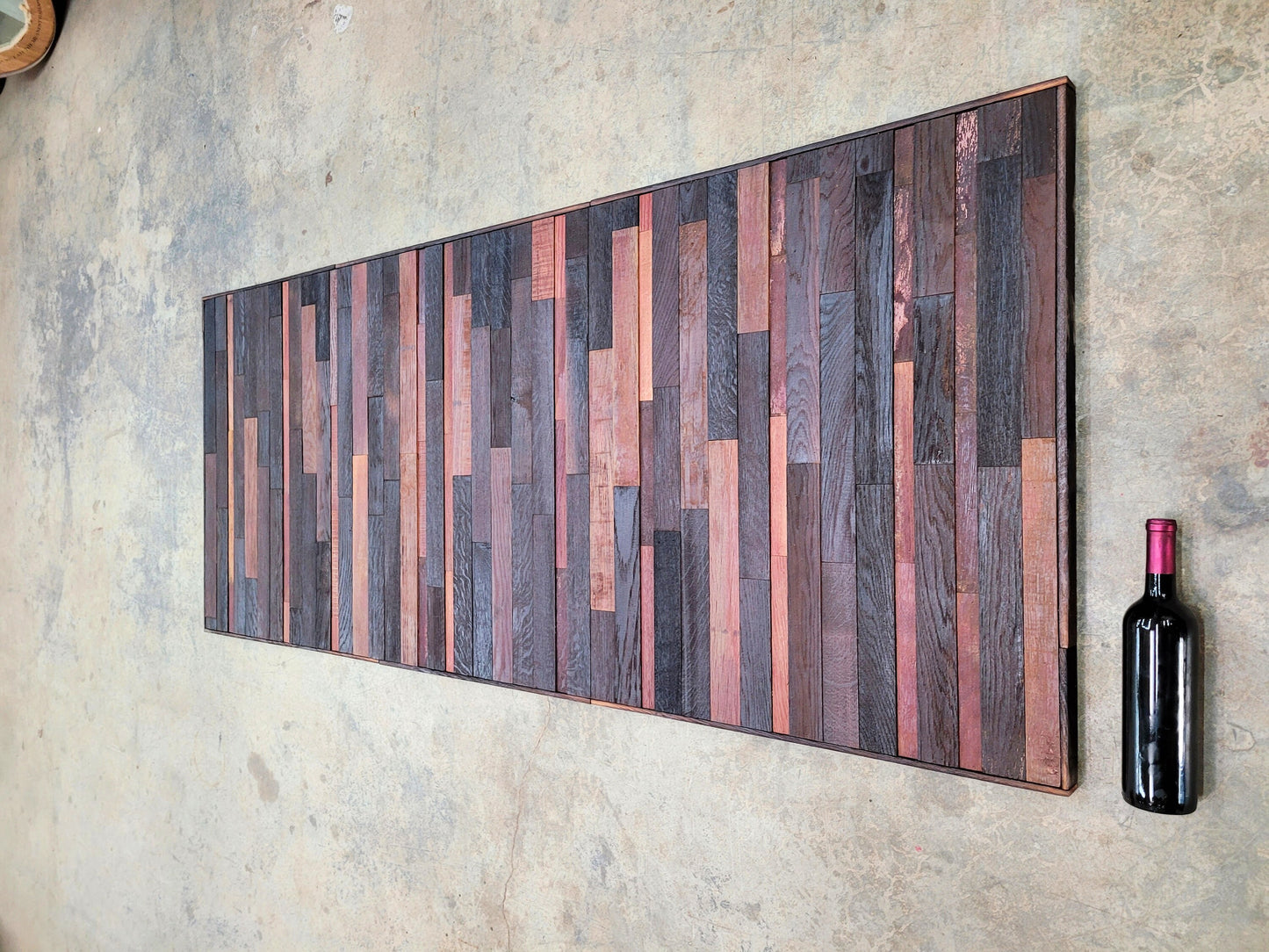 Wine Barrel Headboard - DAZADI - Made from reclaimed California wine barrels. 100% Recycled!