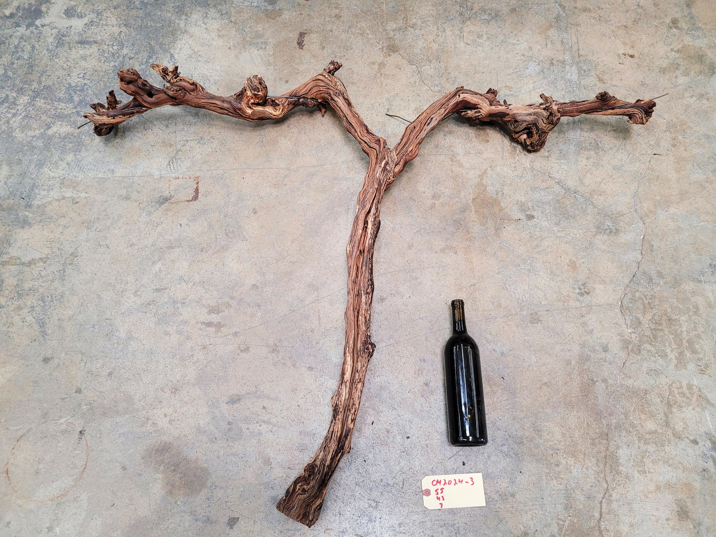 Rombauer Cabernet Grape Vine Art from Napa 100% Recycled + Ready to Ship! 042024-3