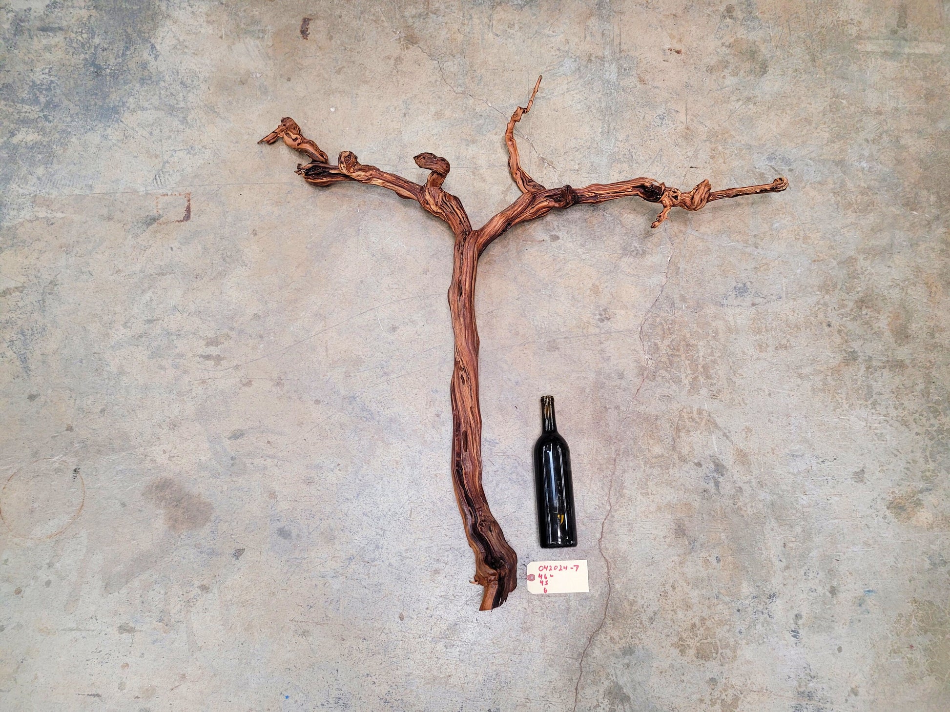 Duckhorn Cabernet Grape Vine Art From Napa 100% Recycled + Ready to Ship! 042024-7