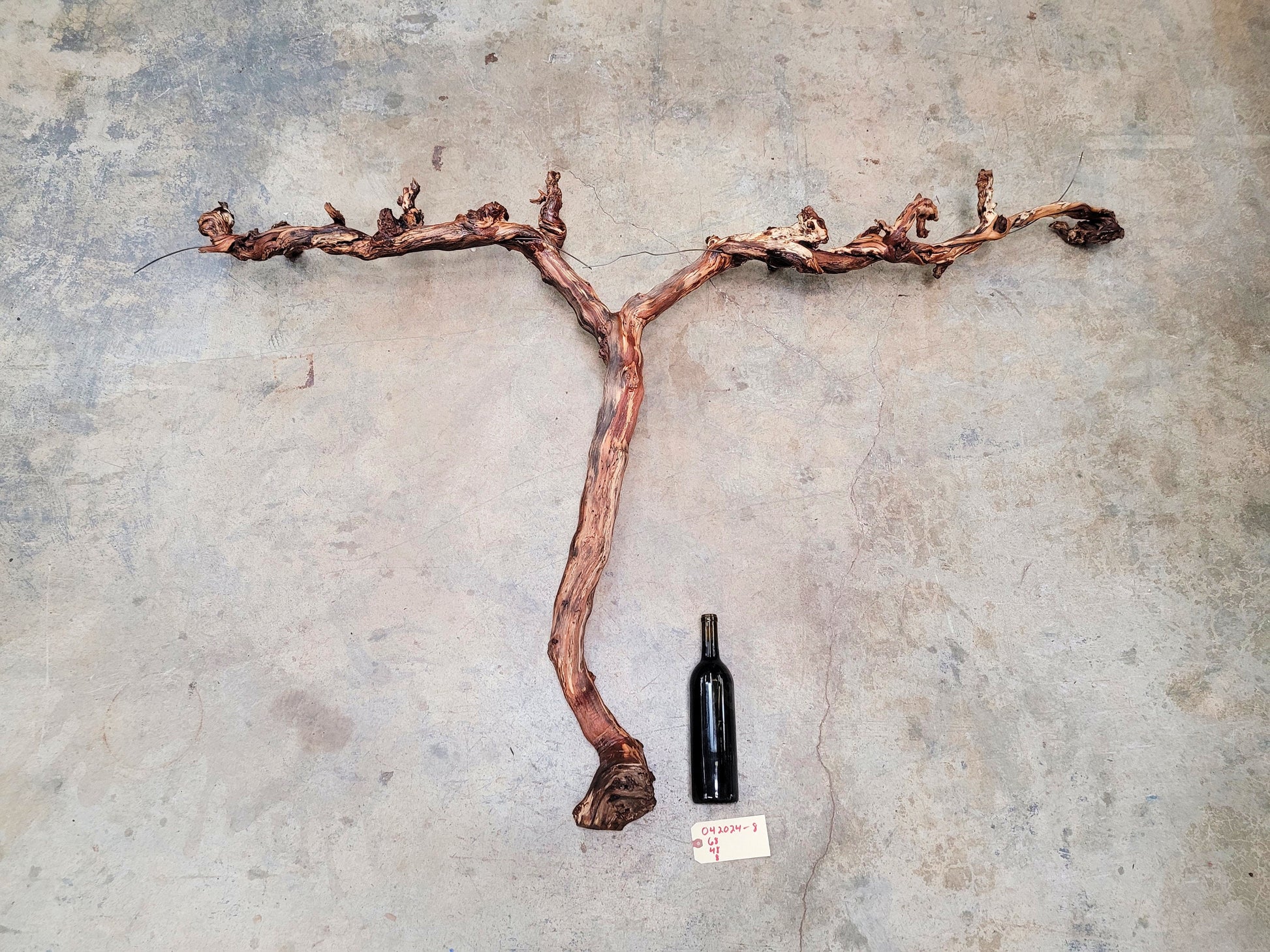 Rombauer Zinfandel Grape Vine Art from Napa 100% Recycled + Ready to Ship! 042024-8