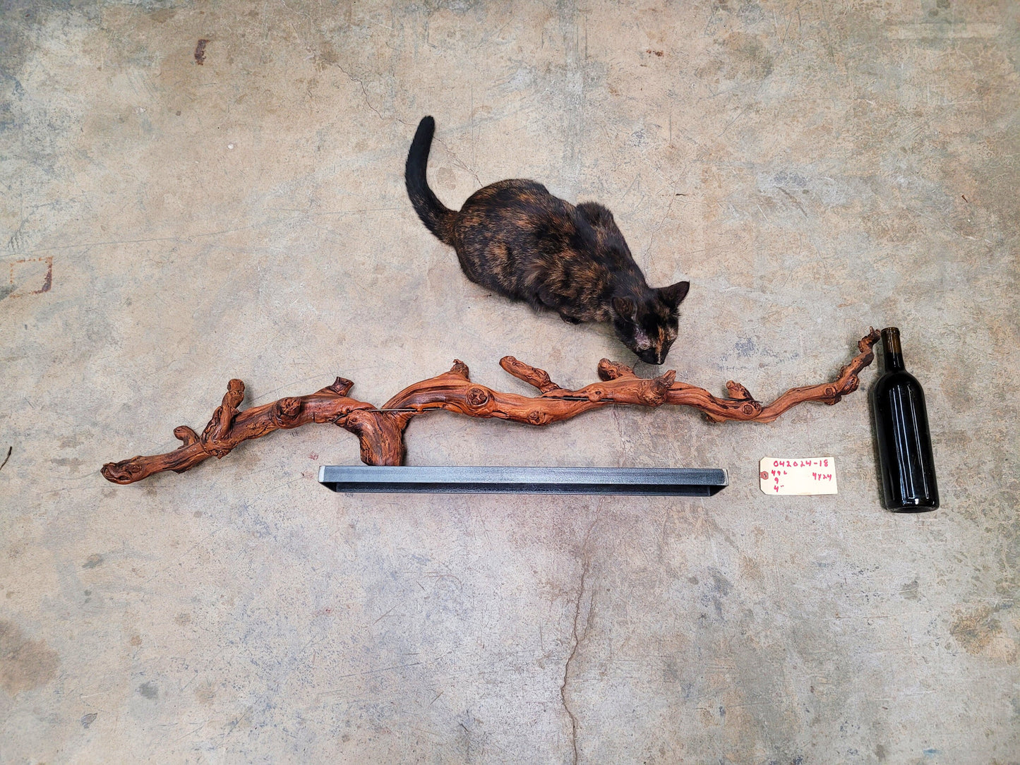 RARE Caymus Grapevine Art made from retired Sonoma Cabernet grapevine 100% Reclaimed + Ready to Ship! 042024-18