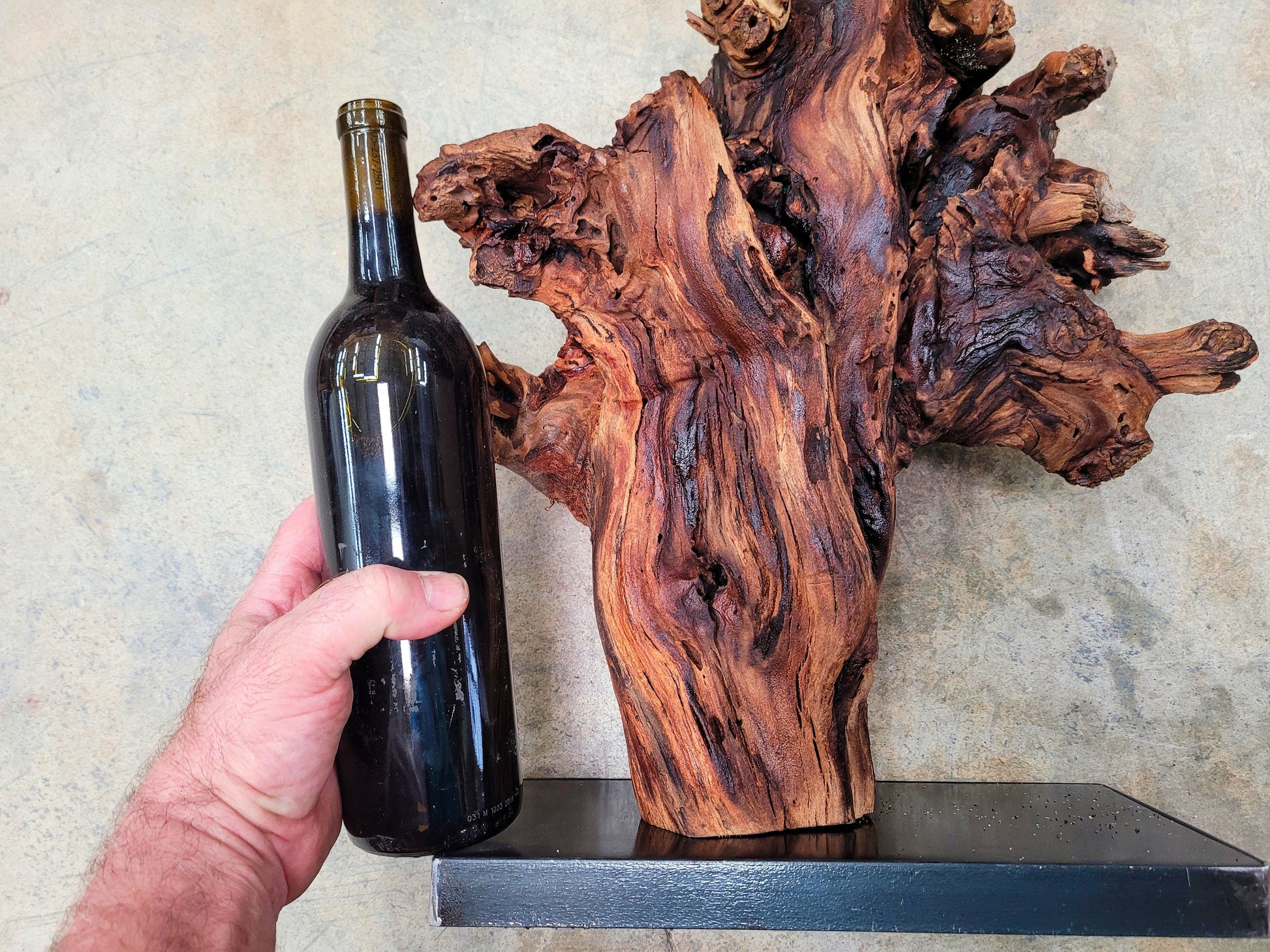 RARE Justin Winery Cabernet Grapevine Vine Art planted by Justin himself 100% Recycled 042724-2