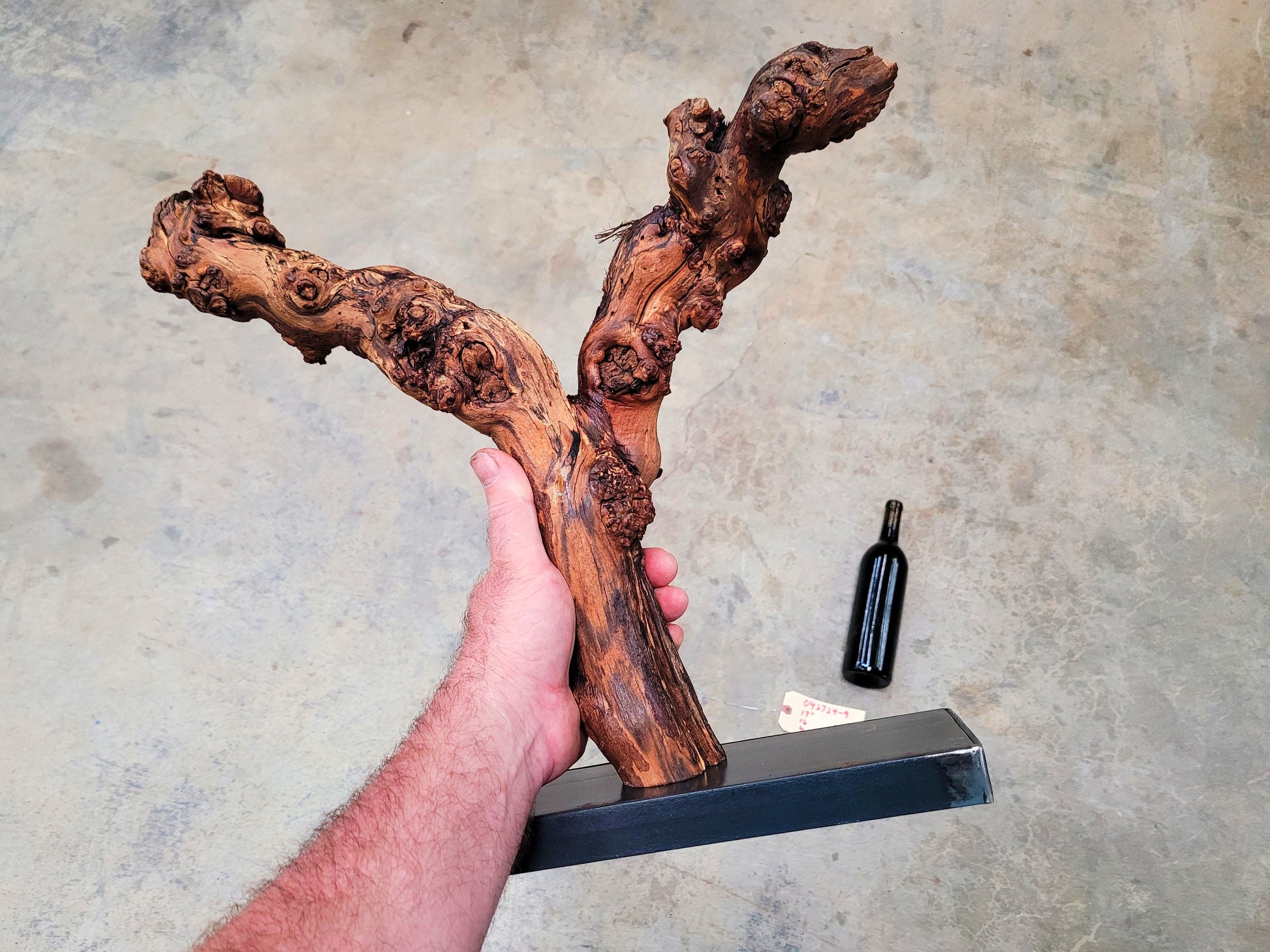 RARE Rombauer Cabernet Grape Vine Art made from retired Napa grapevine Atlas Peak vineyard 100% Reclaimed + Ready to Ship! 042724-9