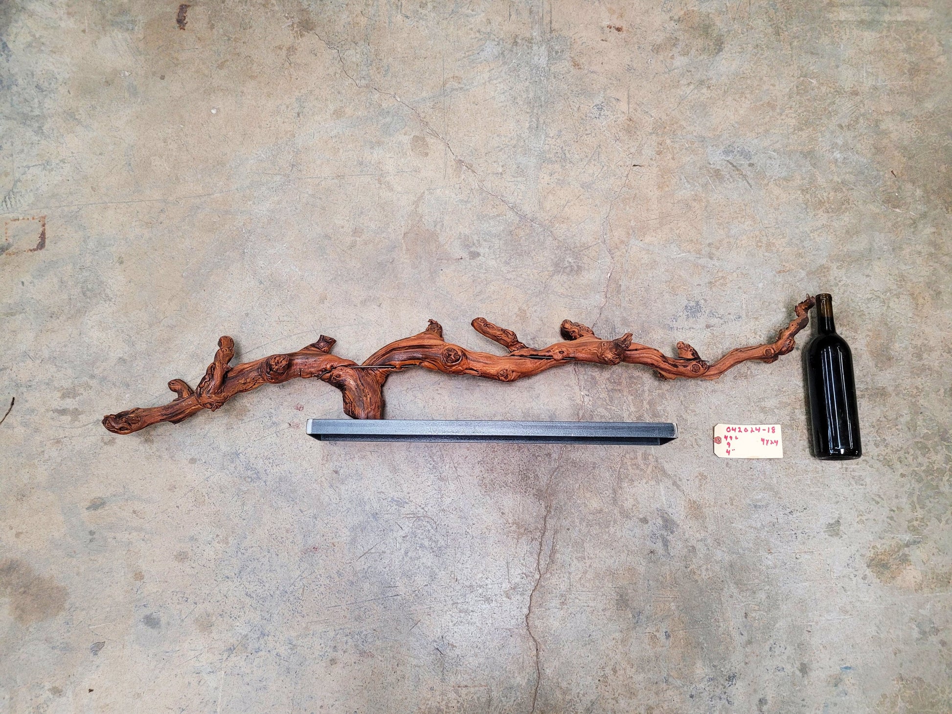 RARE Caymus Grapevine Art made from retired Sonoma Cabernet grapevine 100% Reclaimed + Ready to Ship! 042024-18