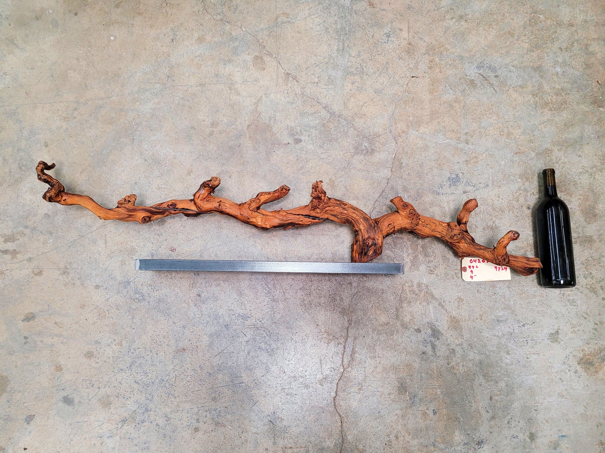 RARE Caymus Grapevine Art made from retired Sonoma Cabernet grapevine 100% Reclaimed + Ready to Ship! 042024-18