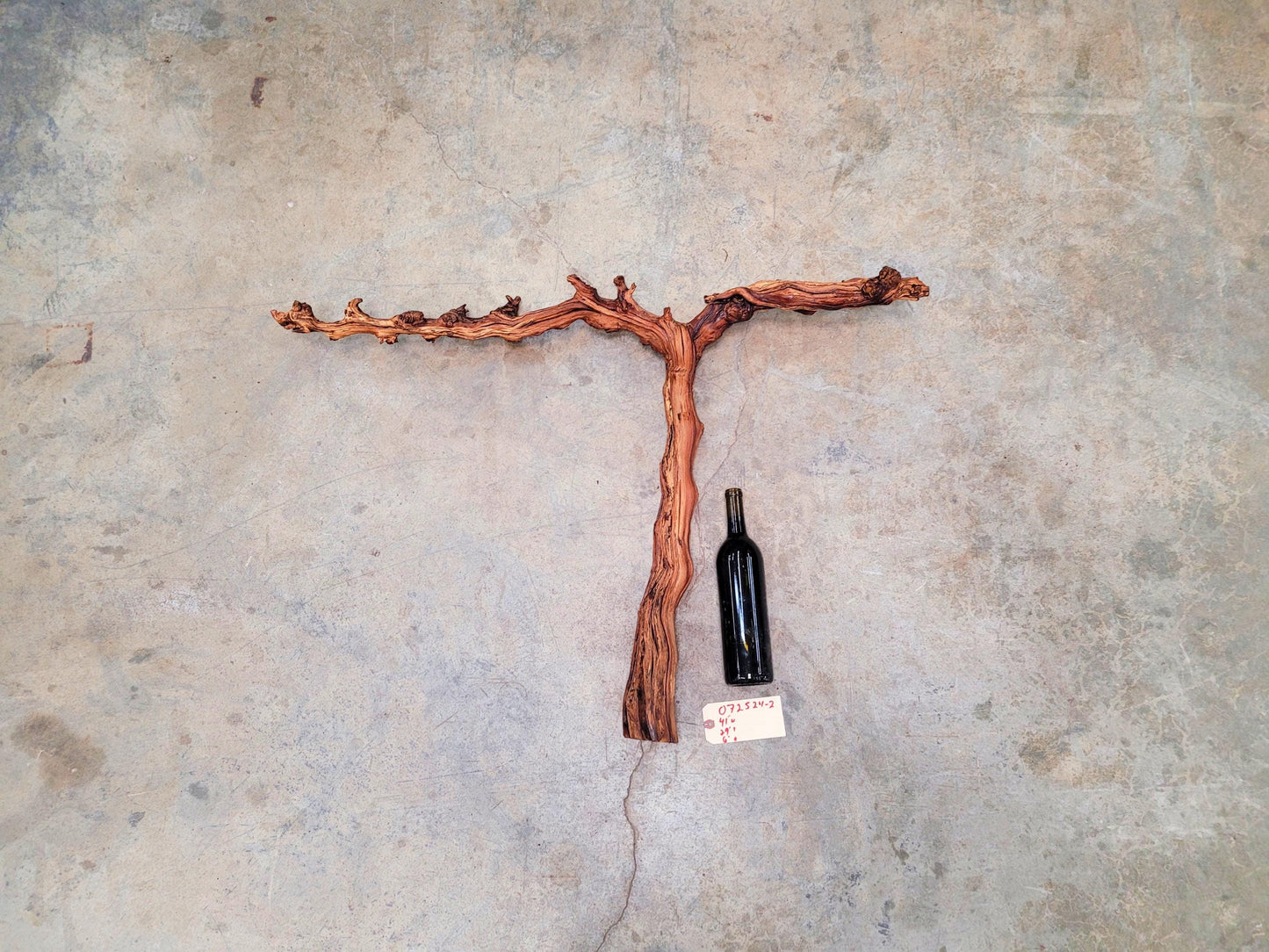 Fess Parker Chardonnay Grape Vine Art from Santa Barbara 100% Recycled + Ready to Ship! 072524-2