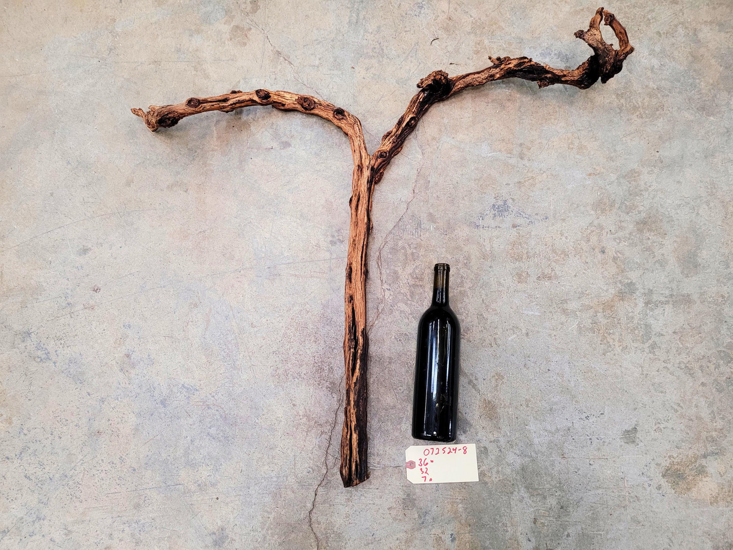 J Lohr Winery retired Cabernet Grape Vine Art - 100% Reclaimed + Ready to Ship! 072524-8