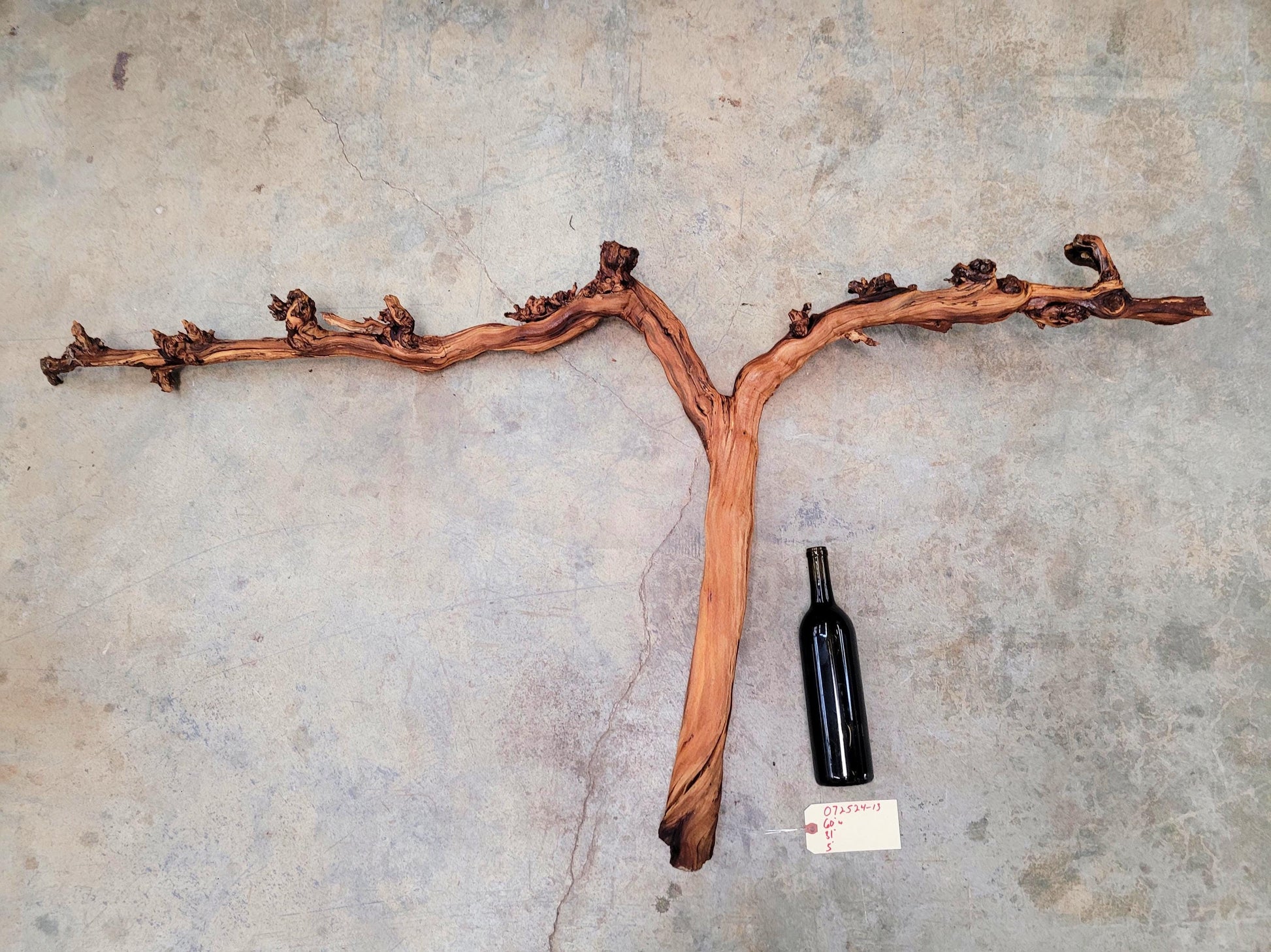 J Lohr Winery retired Cabernet Grape Vine Art - 100% Reclaimed + Ready to Ship! 072524-13