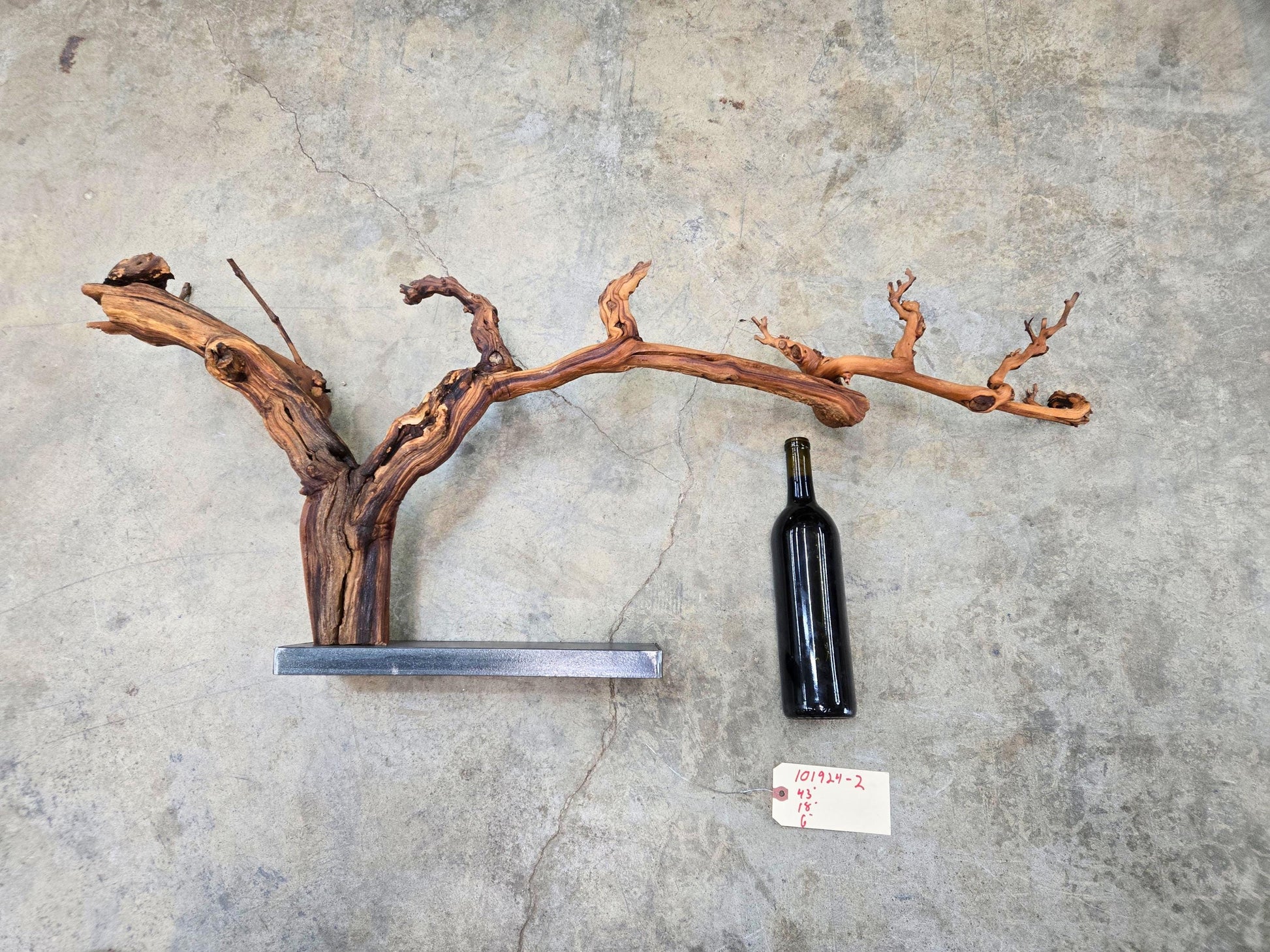 RARE Schramsberg Winery Pinot Noir Grapevine Vine Art - 100% Recycled + Ready to Ship! 101924-2