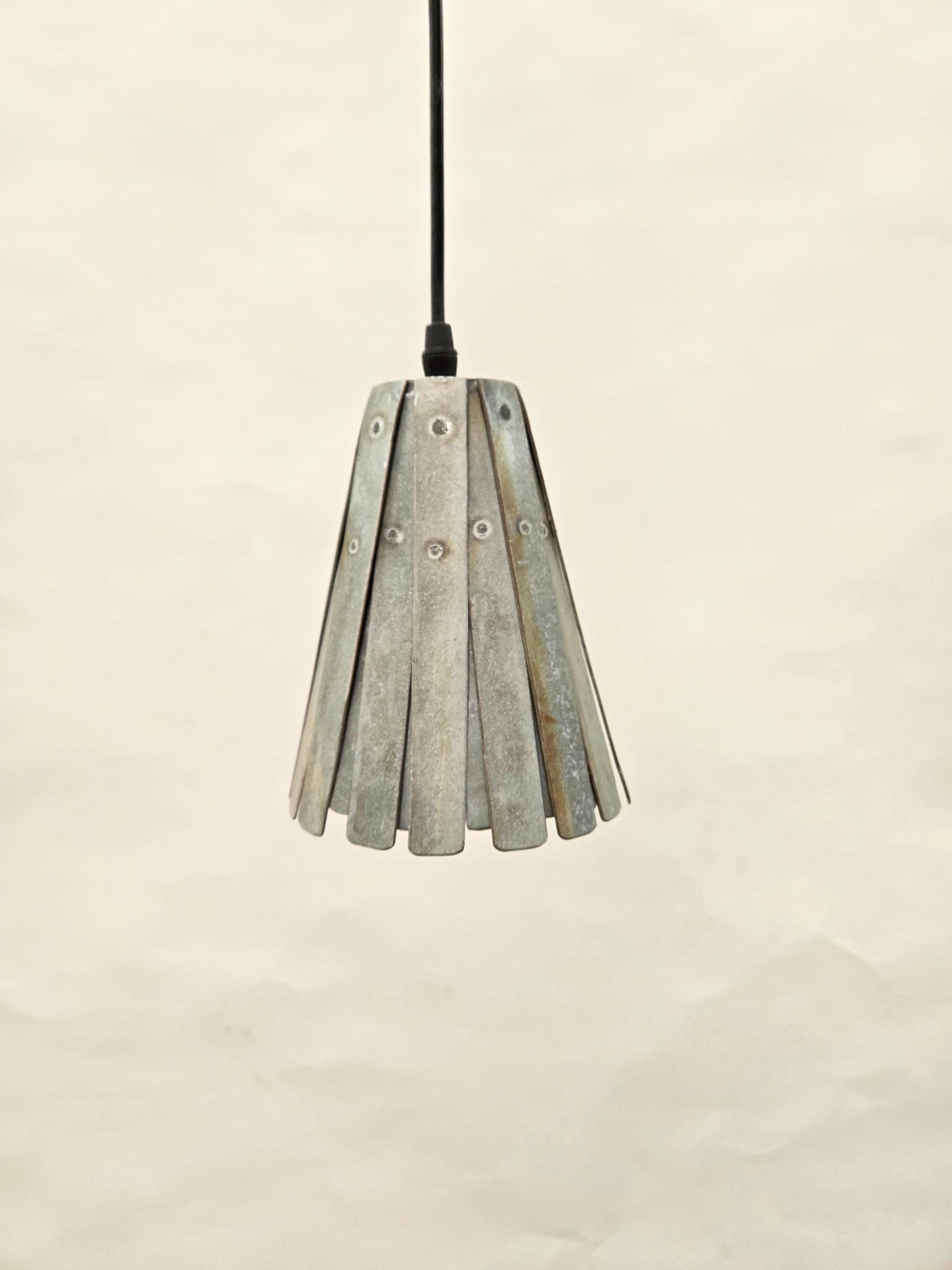 SALE Wine Barrel Ring Pendant Light - Yivli - Made from retired California wine barrel rings. 100% Recycled! 101924-8