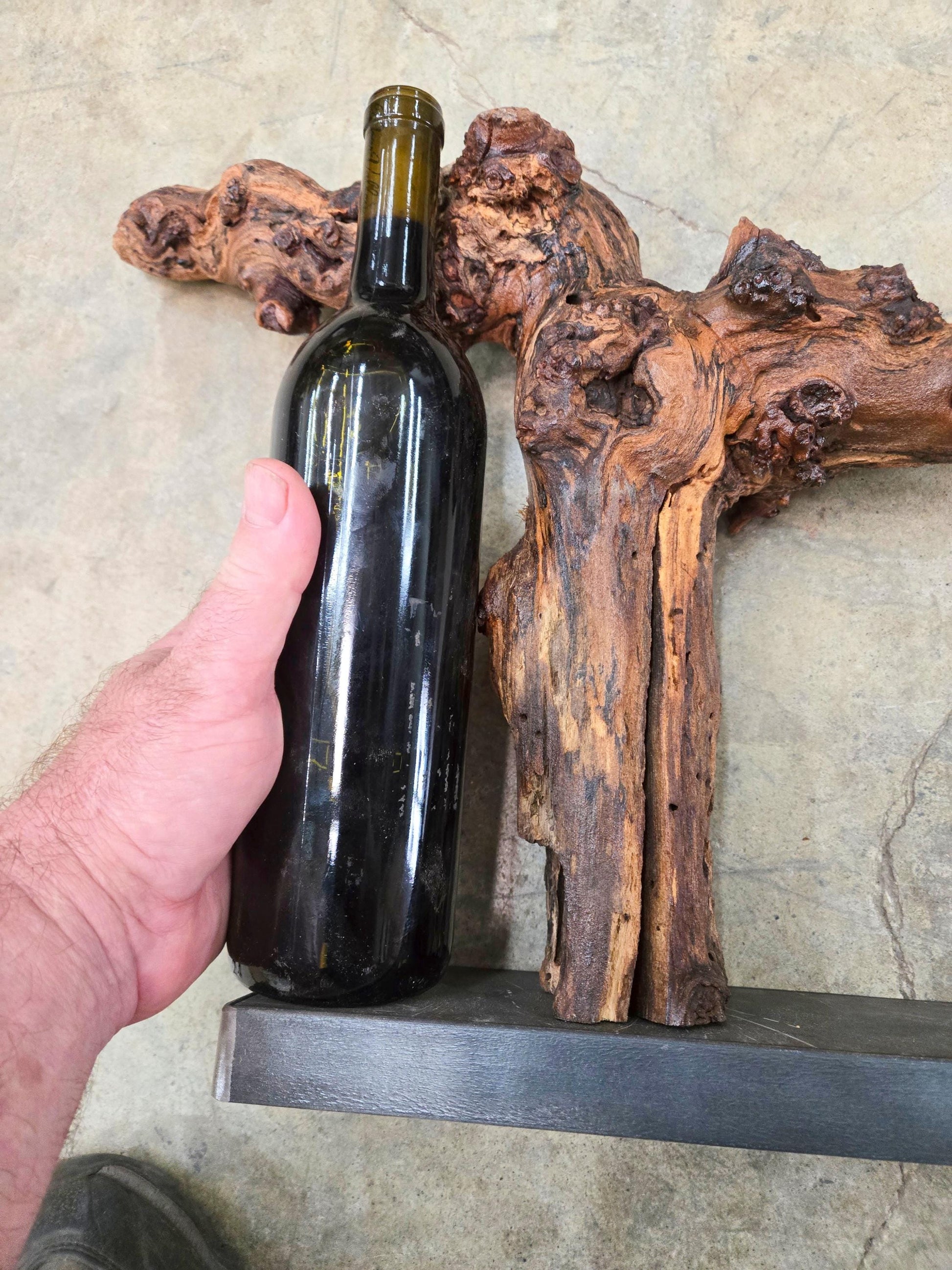 RARE Justin Winery Cabernet Grapevine Vine Art planted by Justin himself 100% Recycled 101924-3