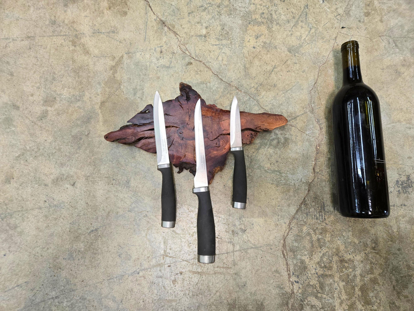 Stags Leap Grapevine Magnetic Knife Rack - Made from retired California grapevines. 100% Recycled + Ready to Ship! 110924-12