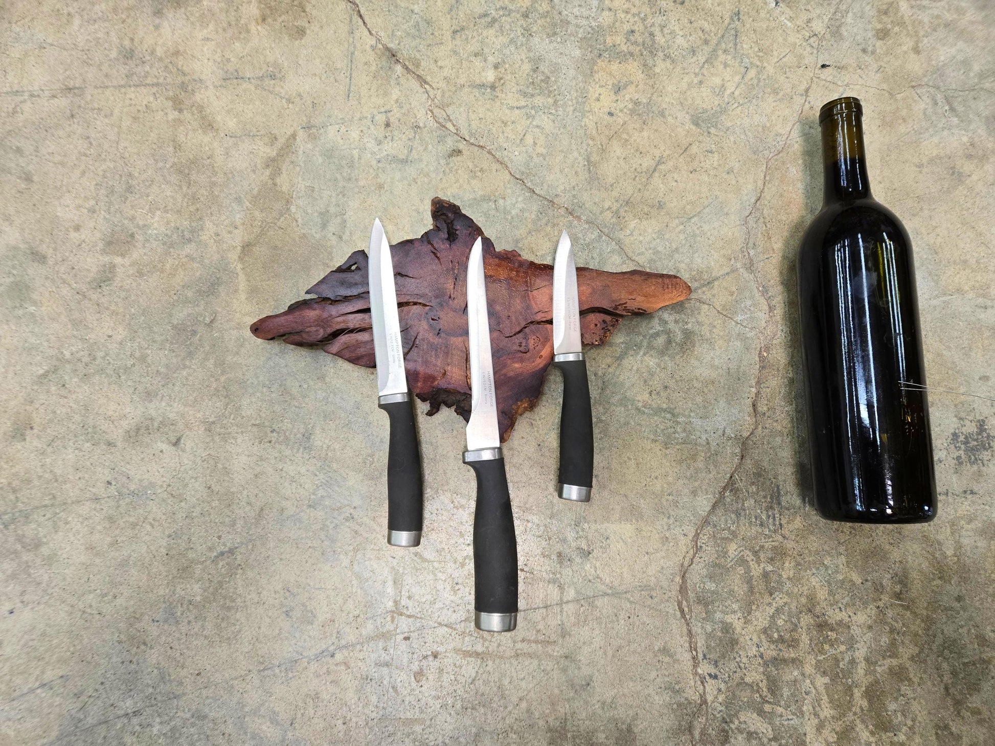 Stags Leap Grapevine Magnetic Knife Rack - Made from retired California grapevines. 100% Recycled + Ready to Ship! 110924-12