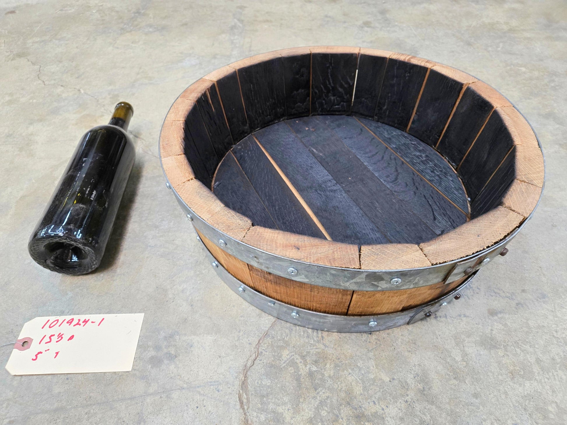 SALE Whisky Barrel Cat / Dog Pet Bed Made from retired Whiskey / Bourbon barrels. 100% Recycled + Ready to ship!! 101924-1