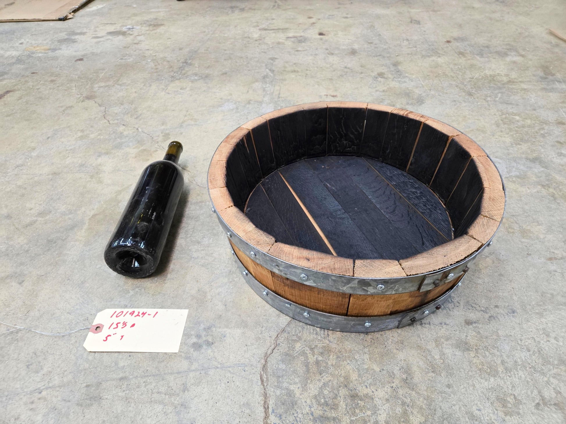 SALE Whisky Barrel Cat / Dog Pet Bed Made from retired Whiskey / Bourbon barrels. 100% Recycled + Ready to ship!! 101924-1