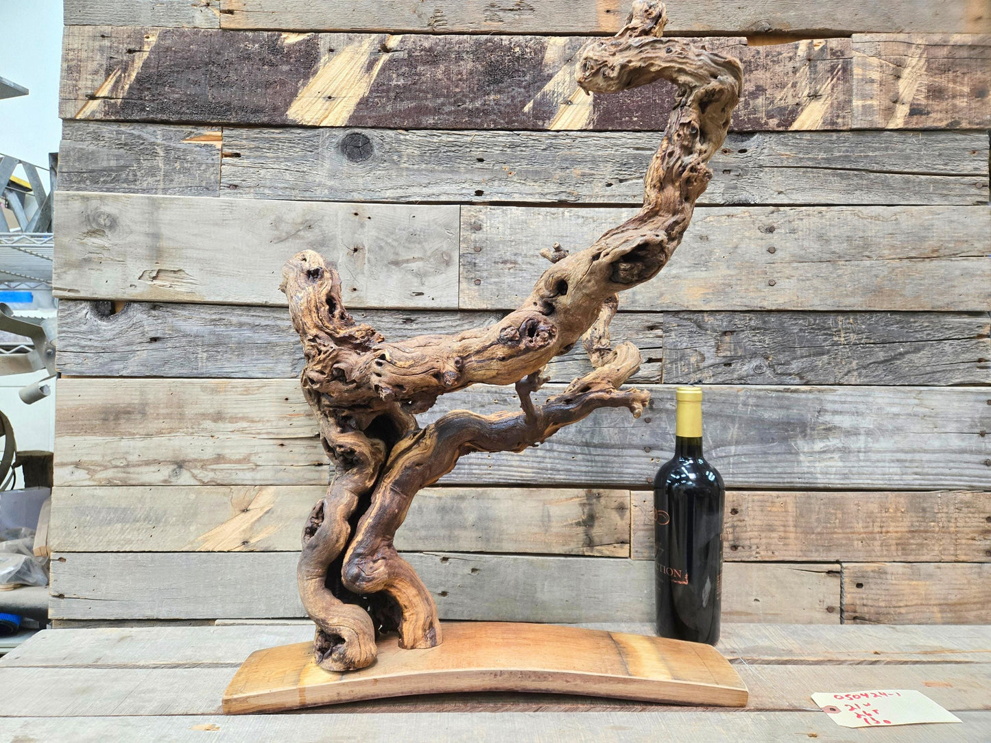 Martinelli Winery Pinot Noir Grape Vine Art from Windsor CA 100% Recycled + Ready to Ship! 050424-1