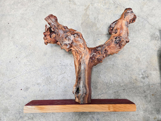 RARE Caymus Grapevine Art made from retired Sonoma Zinfandel vine 100% Recycled + Ready to Ship!! 111624-48