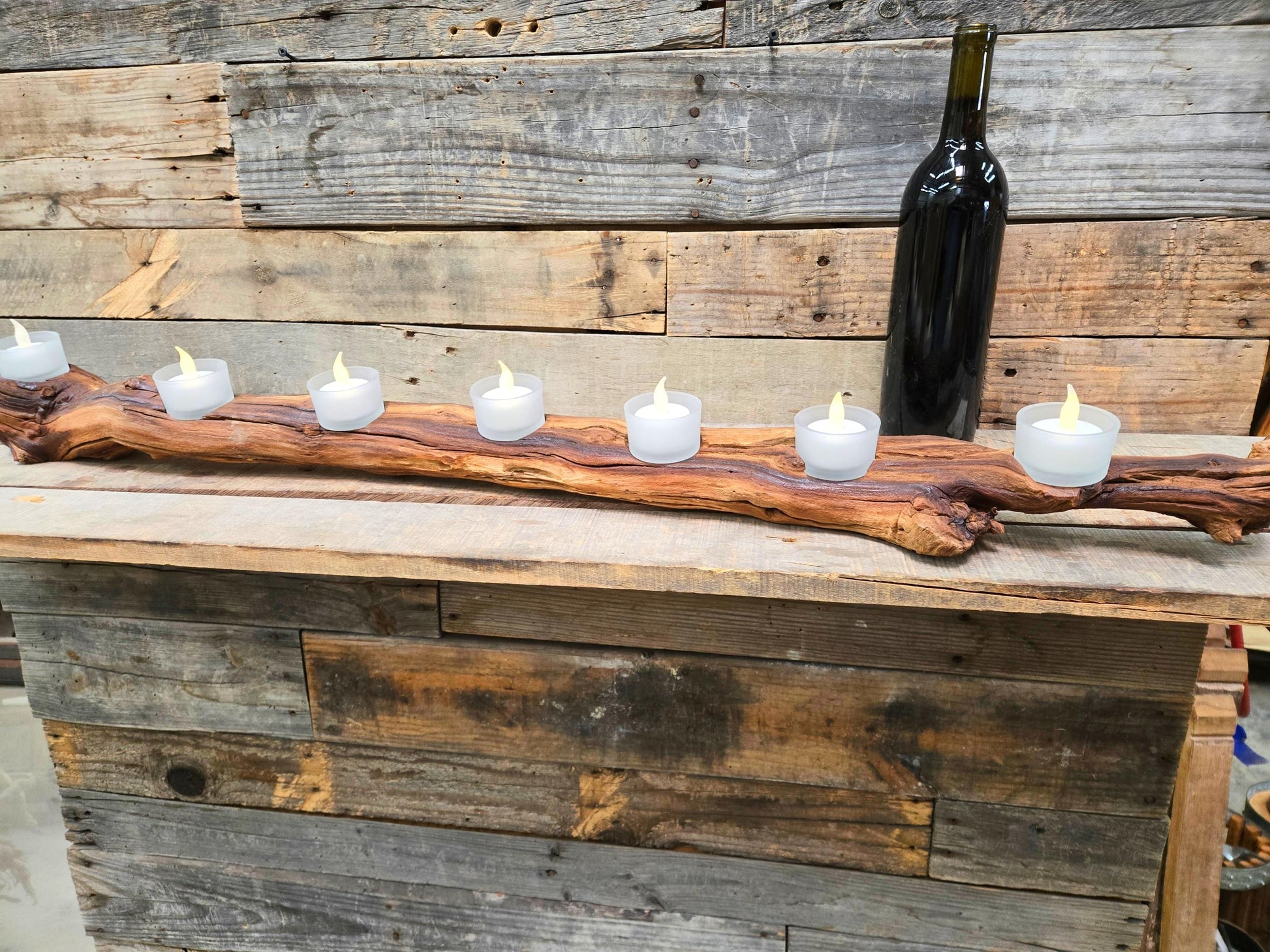 Cakebread Grapevine Candle Holder Made from retired Cabernet Sauvignon grapevines 100% Recycled! 110924-4