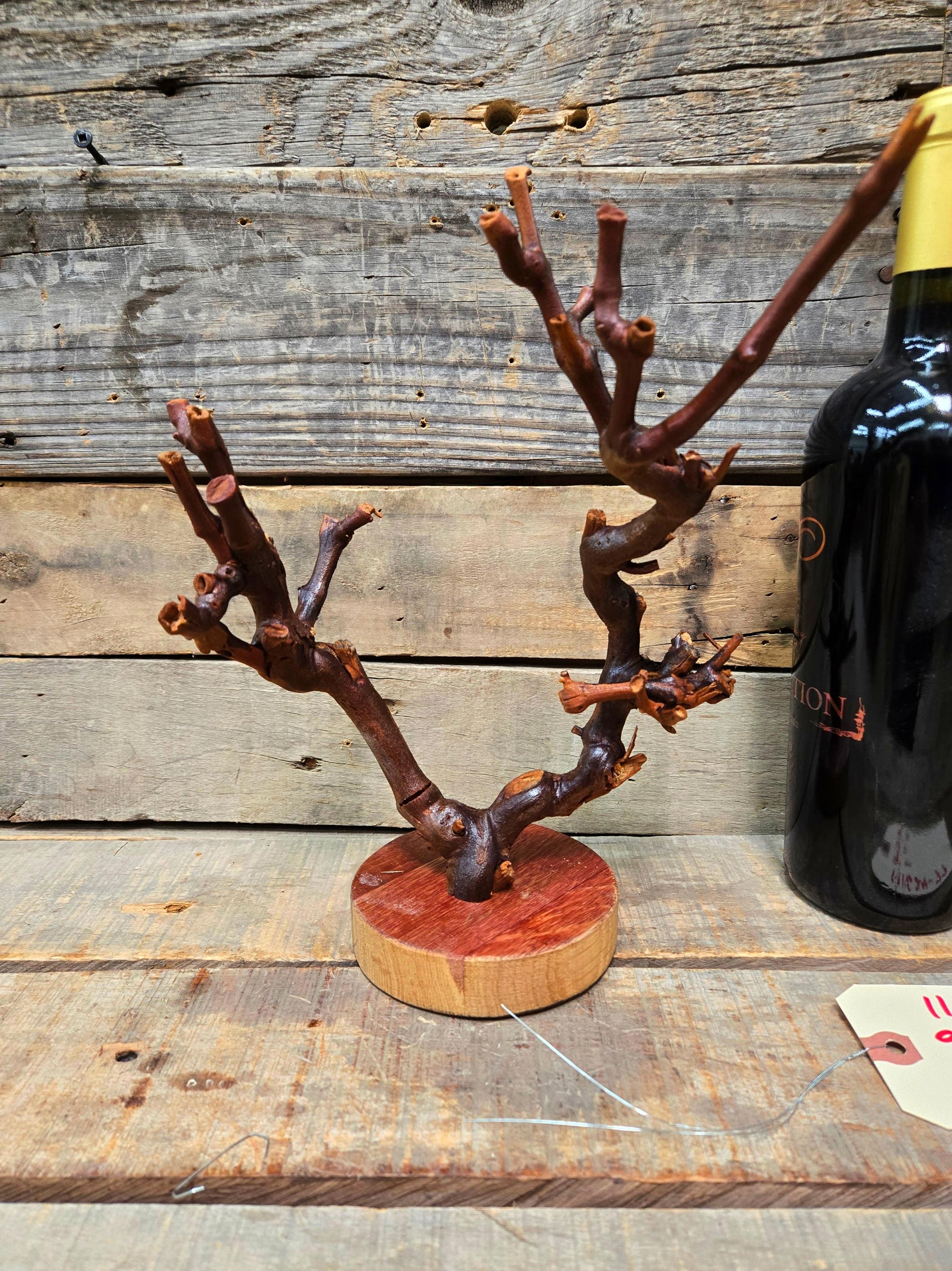 RARE Grape Vine Art From Opus 1 made from retired Napa Cabernet grapevine 100% Reclaimed + Ready to Ship! 111624-77