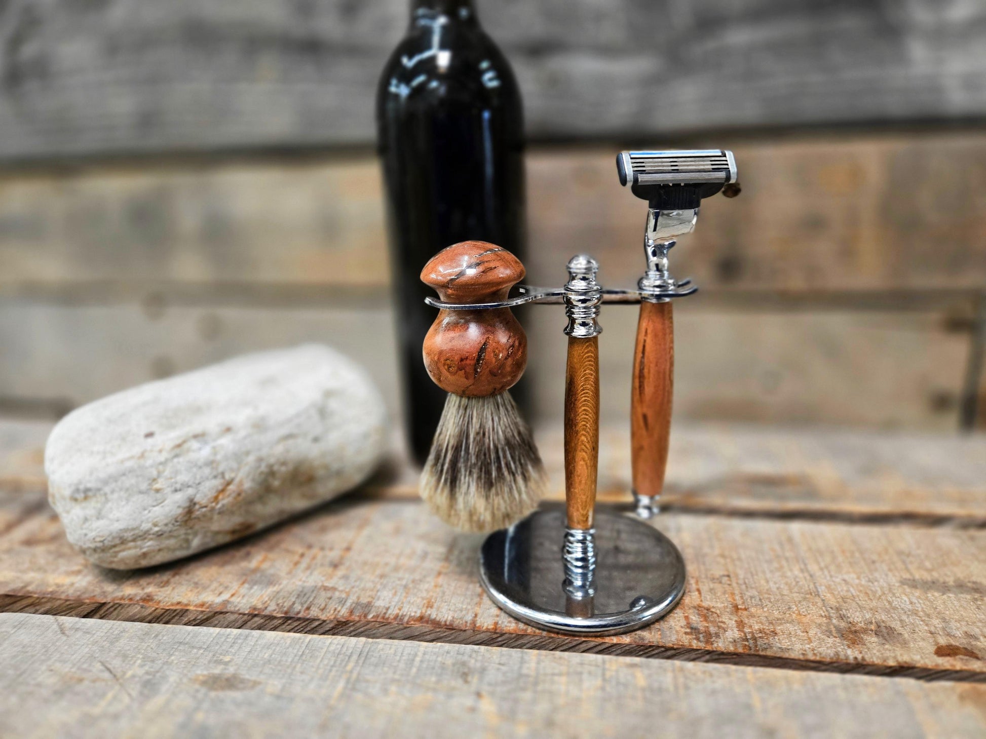 SALE Old Vine Grapevine Shaving Kit made from retired Napa grape vines - Limited Edition 112924-1