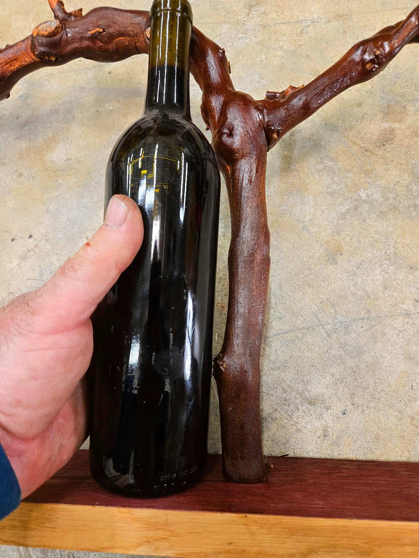 RARE Caymus Grapevine Art made from retired Sonoma Cabernet Grapevine 100% Reclaimed + Ready to Ship! 111624-56