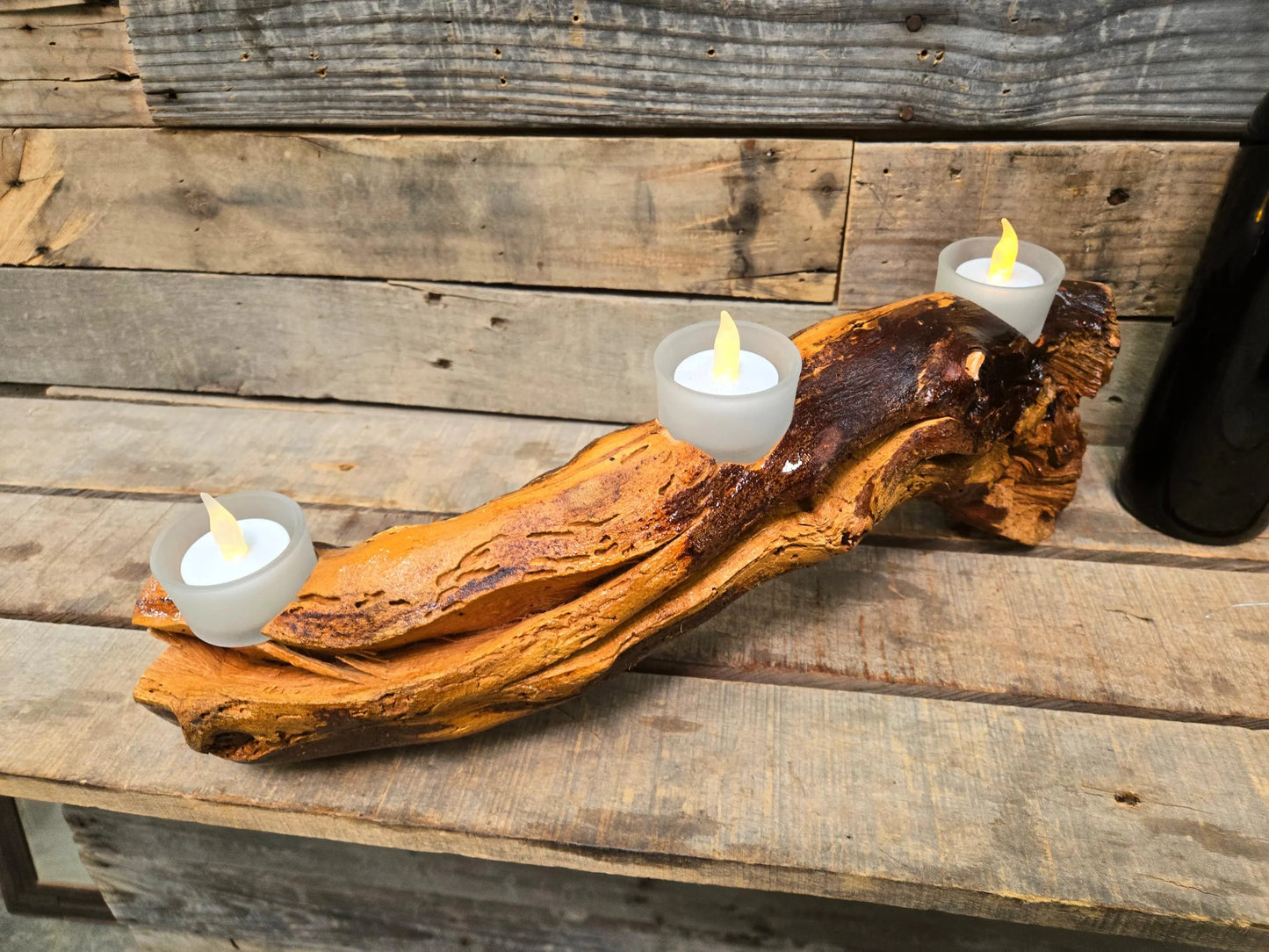 Stags Leap Cabernet Grapevine Candle Holder made from their oldest vines- Ready to Ship! 111624-66