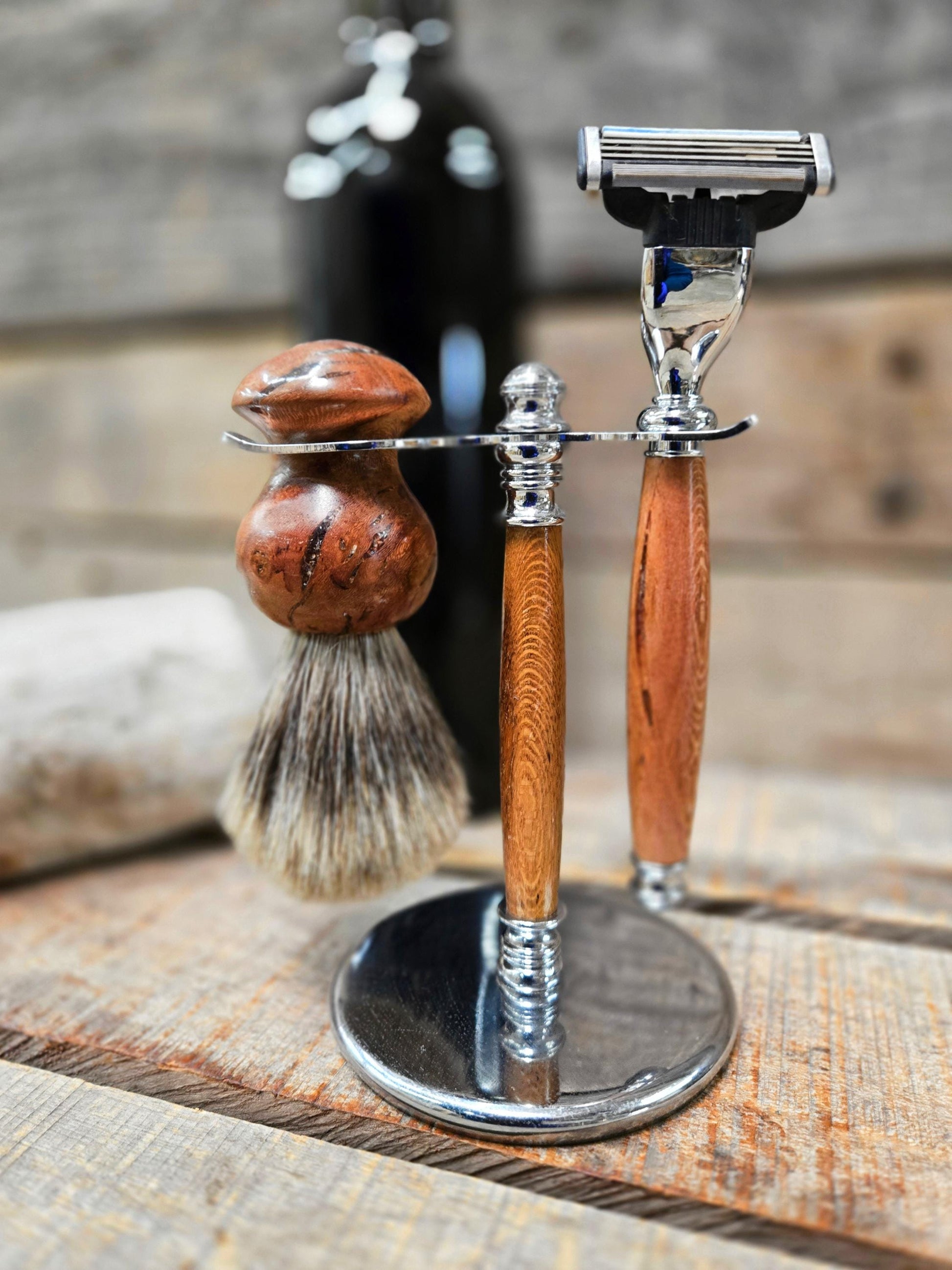 SALE Old Vine Grapevine Shaving Kit made from retired Napa grape vines - Limited Edition 112924-1