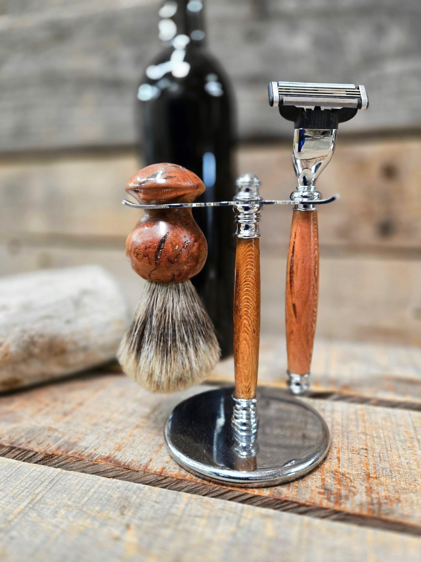 SALE Old Vine Grapevine Shaving Kit made from retired Napa grape vines - Limited Edition 112924-1