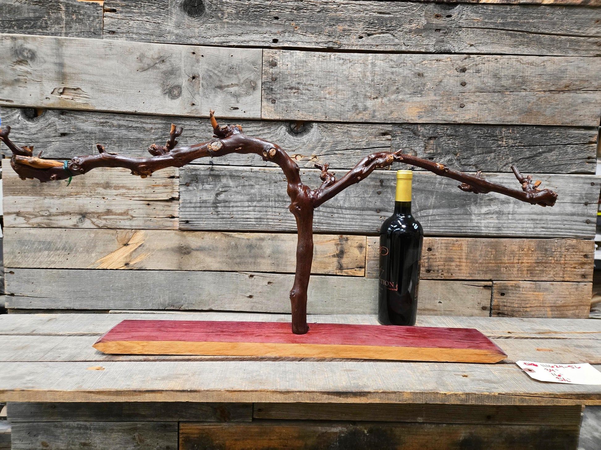 RARE Caymus Grapevine Art made from retired Sonoma Cabernet Grapevine 100% Reclaimed + Ready to Ship! 111624-56