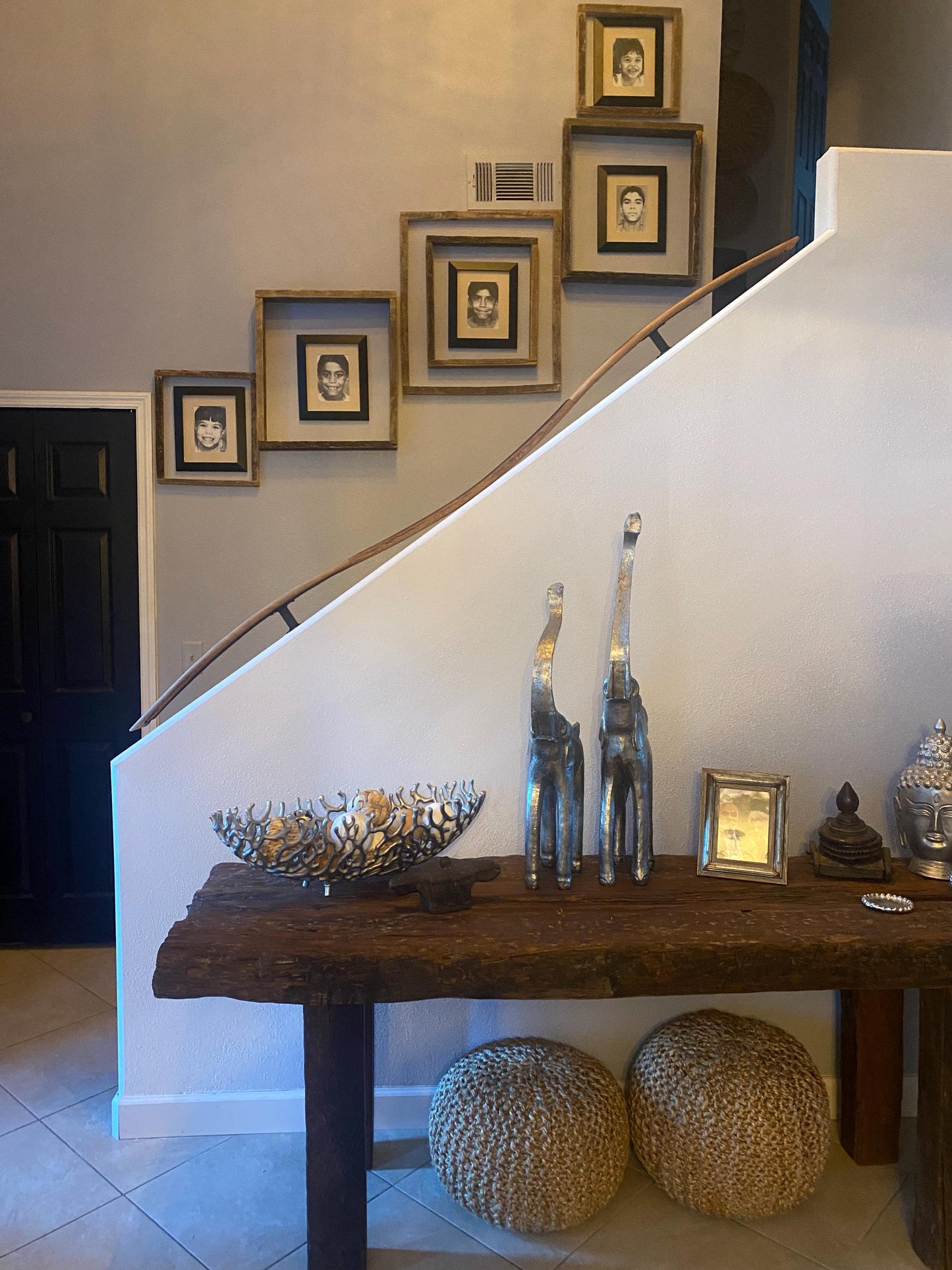 Wine Barrel Stair Handrails - Barana - Made from retired California wine barrels 100% Recycled!