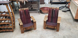 Retired Napa Wine Barrel Oak - Kids Adirondack Chair - 100% Reclaimed Cask Wood
