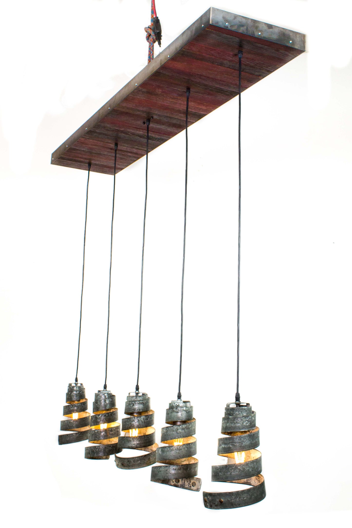 Wine Barrel Chandelier - Reti - Made from retired California wine barrels. 100% Recycled!