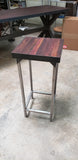 Wine Barrel Entry / Side / Accent Table - Pakattu - Retired California Wine Oak and Steel 100% Recycled!