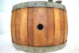 Wine Barrel Coffee Table - Zebra - with Offset Staves made from a retired Napa wine barrel 100% Recycled!