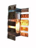 Wine Barrel Ring Wall Sconce - Aperto - Made from retired California wine barrel rings. 100% Recycled!