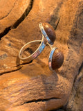 Old Vine Grapevine and Silver Ring - Feelix - Double Inlaid California Retired Grapevine Ring