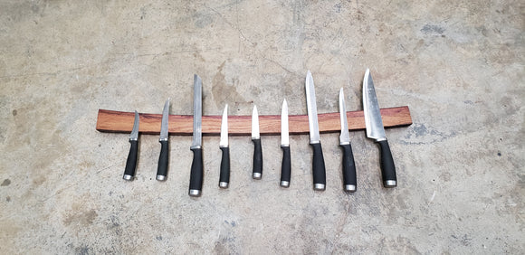 Wine Barrel Magnetic Knife Rack - Stecca - Made from retired Napa Barrels 100% Recycled!
