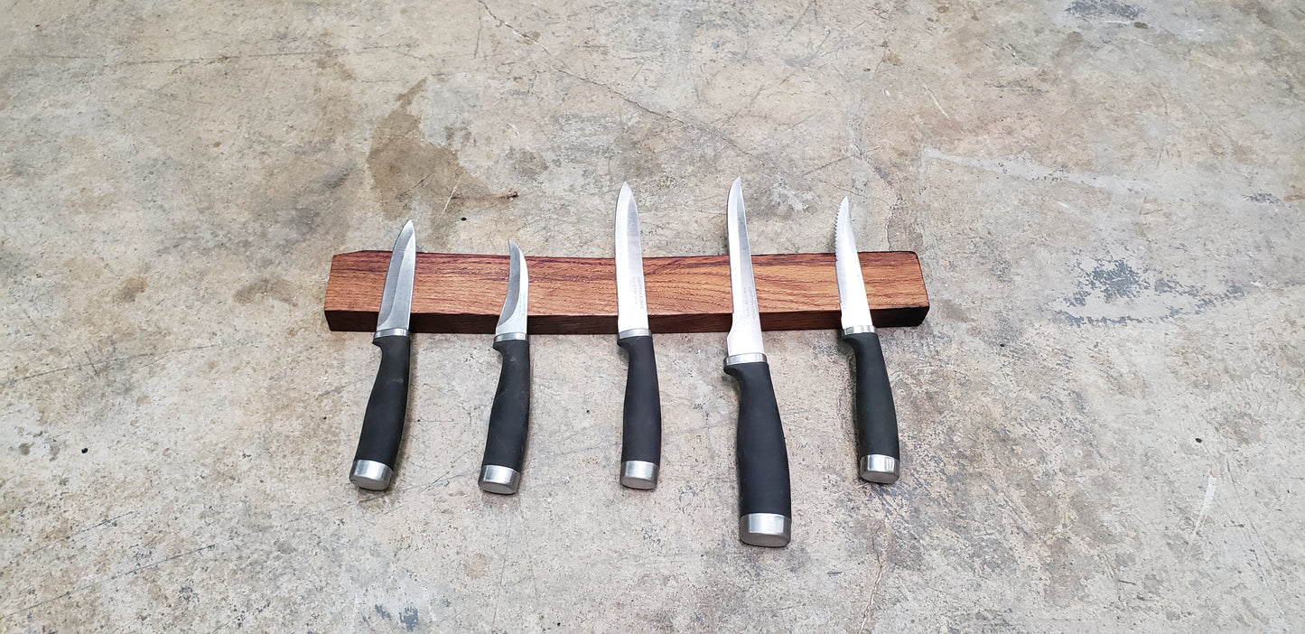Wine Barrel Magnetic Knife Rack - Stecca - Made from retired Napa Barrels 100% Recycled!