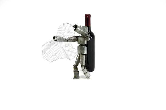 Wine Barrel Ring Wine Bot - Cast - Made from retired California wine barrel rings. 100% Recycled!