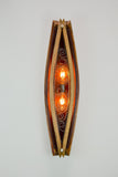 Wine Barrel Wall Sconce - Remolino - Made from reclaimed California wine barrels - 100% Recycled